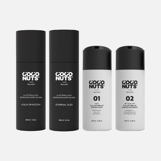 بكج العناية بالمنطقة الحساسة مع سبلاشات الجسم